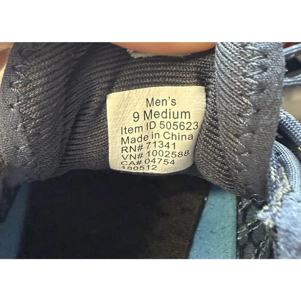 L.L.Bean Men’s 9 Navy Comfort Walking Sneakers Lightweight Casual Shoes
